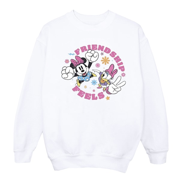 Disney Herr Minnie Mouse Daisy Friendship Sweatshirt L Vit White L