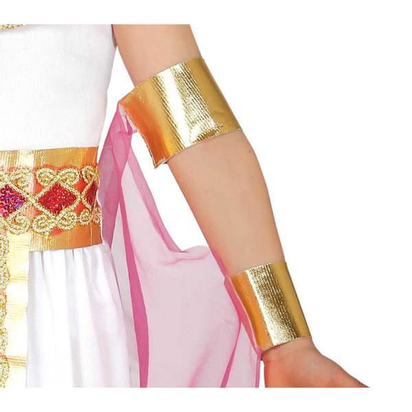 Fiestas Guirca Egyptisk Kostymset för Flickor 7-9 År Vit/Guld White/Gold 7-9 Years