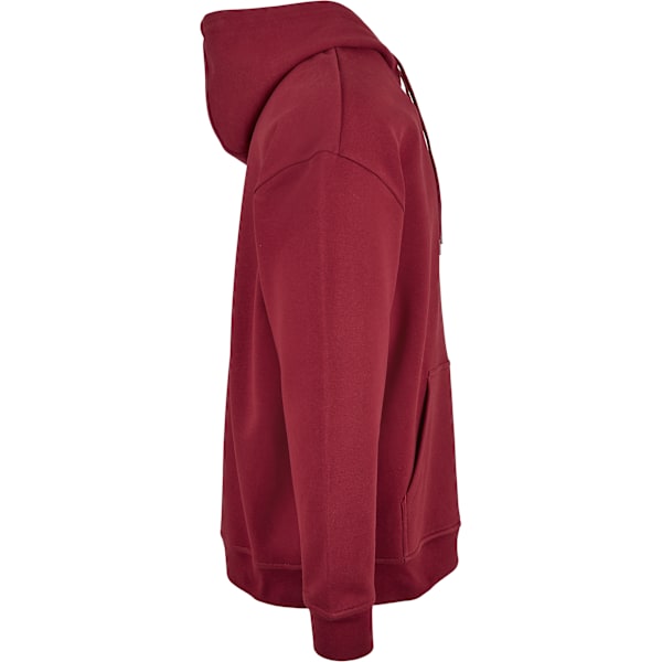 Build Your Brand Herr Basic Oversized Hoodie XS Burgundy Burgundy XS