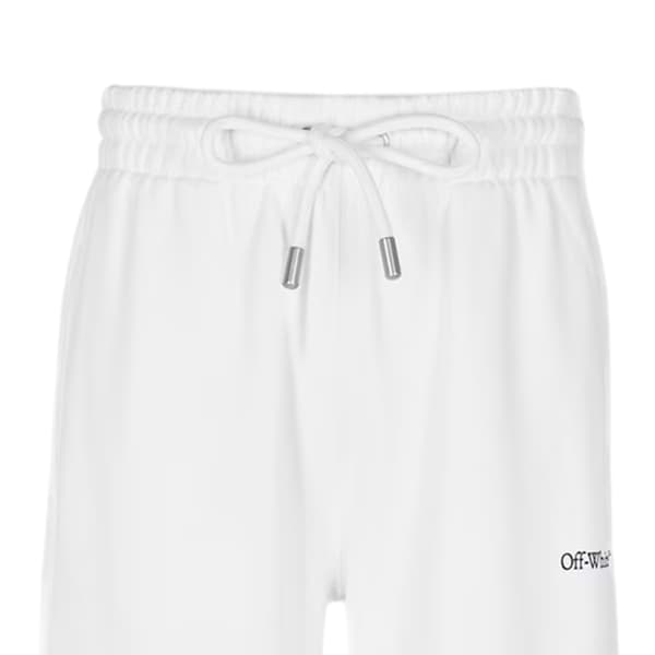 Off-White Herr Arrow Logo Raka Sweatpants M Vit/Svart White/Black M