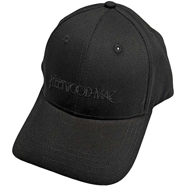 Fleetwood Mac Unisex Vuxen Text Logo Baseball Cap One Size Svart Black One Size