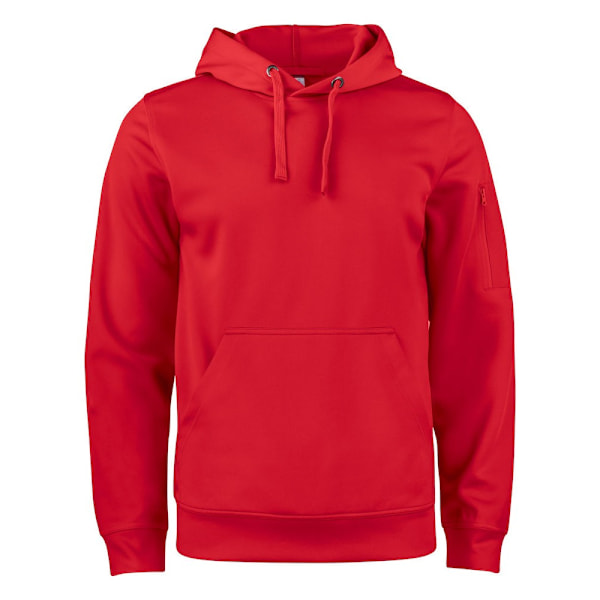 Clique Unisex Vuxen Basic Active Hoodie M Röd Red M