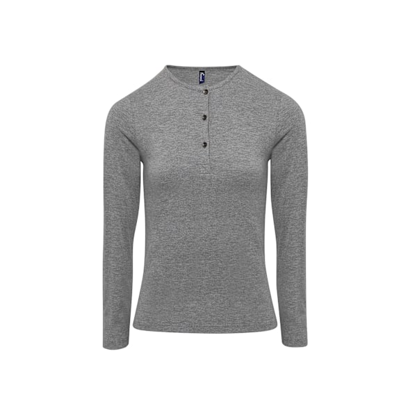 Premier Dam/Kvinnors Långkalsong Rullärm Tee M Gråmelerad Grey Marl M