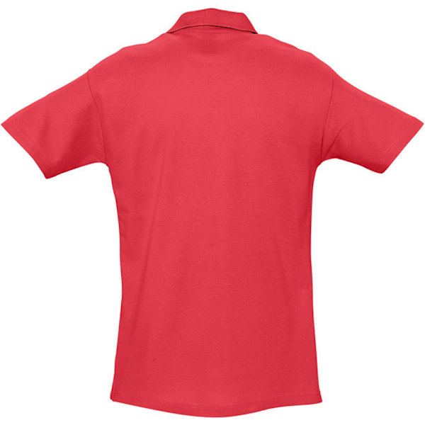 SOLS Herr Spring II Kortärmad Tungvikts Poloskjorta 4XL Röd Red 4XL