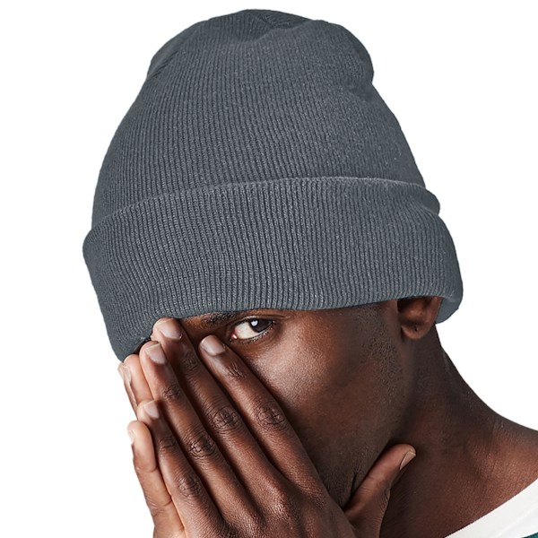 Beechfield Original Recycled Beanie One Size Graphic Grey Graphic Grey One Size
