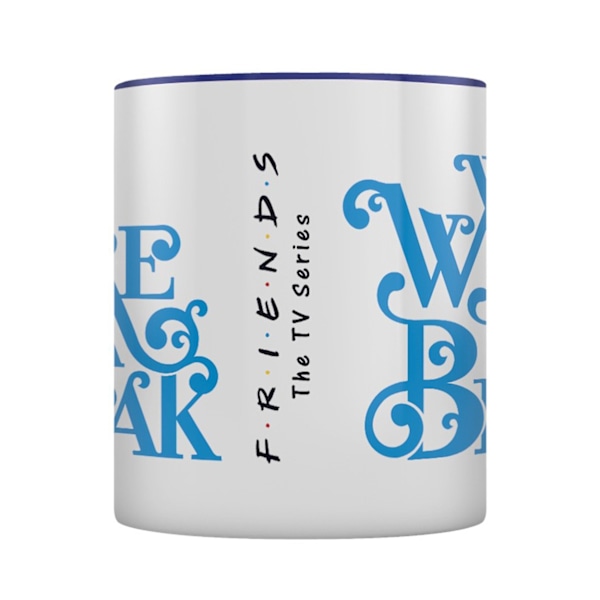 Friends On A Break Mug En Storlek Vit/Blå White/Blue One Size