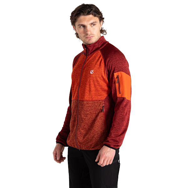 Dare 2B Torrek Fleece Top för män S Syrah Red/Cinnamon Syrah Red/Cinnamon S