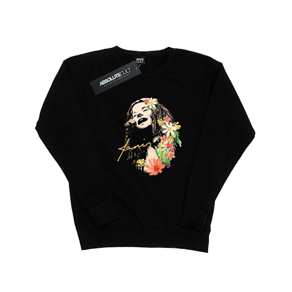 Janis Joplin Dammönster Sweatshirt XL Svart för kvinnor/damer Black XL