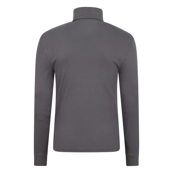 Mountain Warehouse Herr Meribel Bomulls-Termisk Topp XL Mörkgrå Dark Grey XL