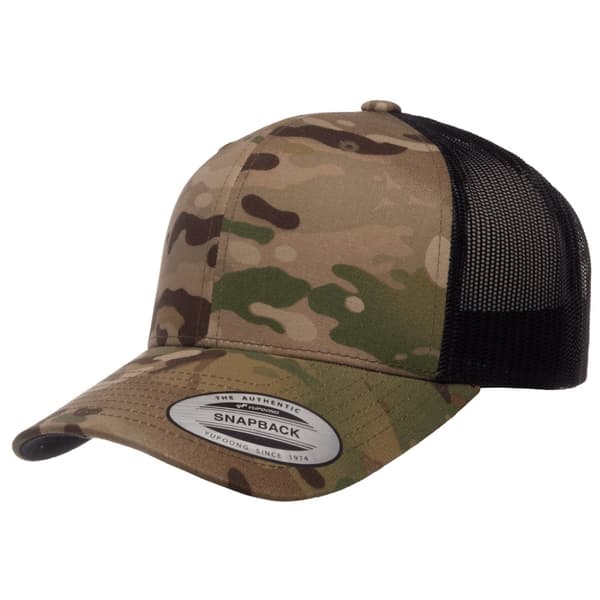 Flexfit by Yupoong Multicam Retro Trucker Cap One Size Multicam Multicam One Size