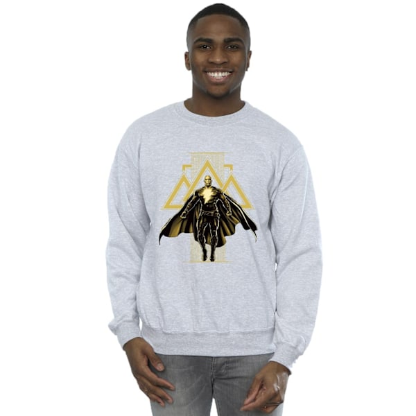 DC Comics Herr Svart Adam Rising Gyllene Symboler Sweatshirt L Sp Sports Grey L
