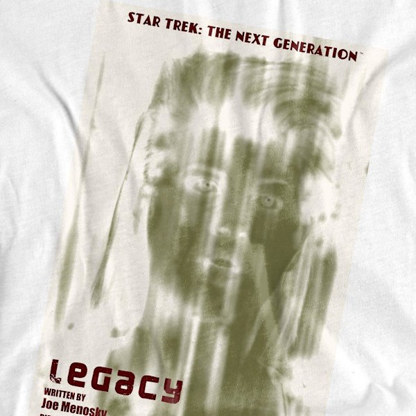 Star Trek Unisex Vuxen The Next Generation Säsong 4 Avsnitt 6 T-shirt White M