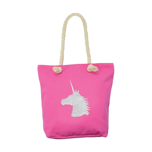 Hy Unicorn Tote Bag One Size Rosa Pink One Size
