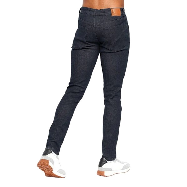 Ringspun Achillies Jeans 32L Mörk Tvätt för Herr Dark Wash 32L