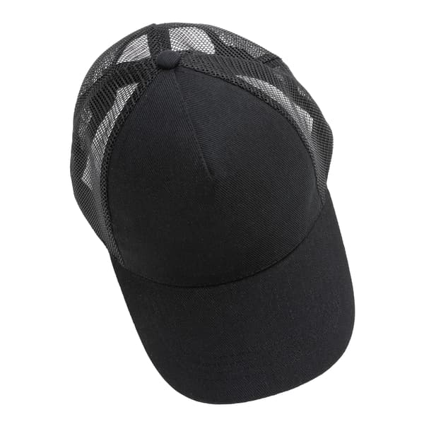 XD Collection Borstad Bomull 5-Panel Truckerkeps One Size Svart Black One Size