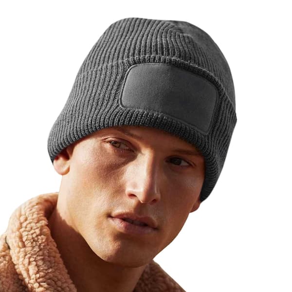 Beechfield Original Patchwork Återvunnen Mössa En Storlek Grafit Graphite Grey One Size