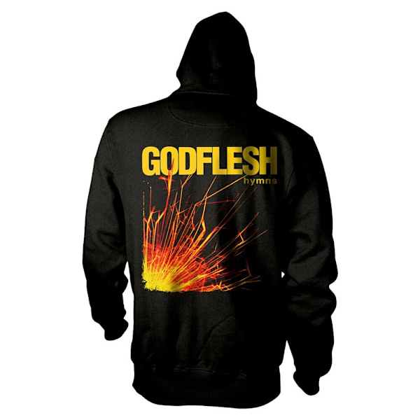 Godflesh Unisex Adult Hymns Full Zip Hoodie L Svart Black L