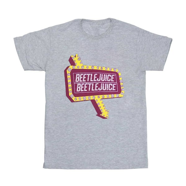 Beetlejuice Unisex Adult Beetlesign T-Shirt XXL Grå Grey XXL