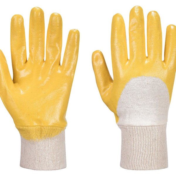 Portwest Unisex Vuxen A330 Lätta Nitril Säkerhetshandskar M Yellow M