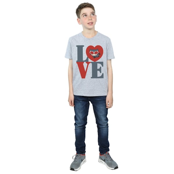 DC Comics Boys Chibi Catwoman Love T-Shirt 9-11 år Sports Grå Sports Grey 9-11 Years