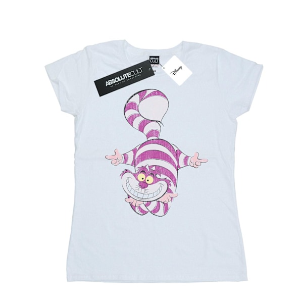 Disney Dam/Kvinnor Alice I Spegellandet Cheshire Cat Upside Down White M