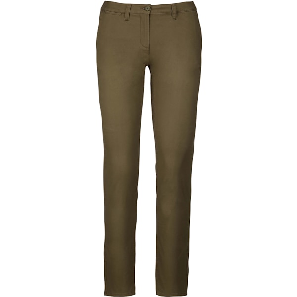 Kariban Dam/Dam Chino Byxor 18 UK Ljus Khaki Light Khaki 18 UK