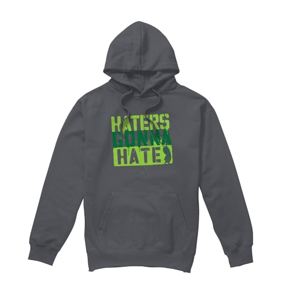 SvampBob Fyrkant Herr Haters Gonna Hate Hoodie XL Charcoal Charcoal XL