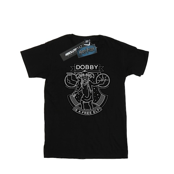 Harry Potter Boys Dobby Seal T-Shirt 12-13 år Svart Black 12-13 Years