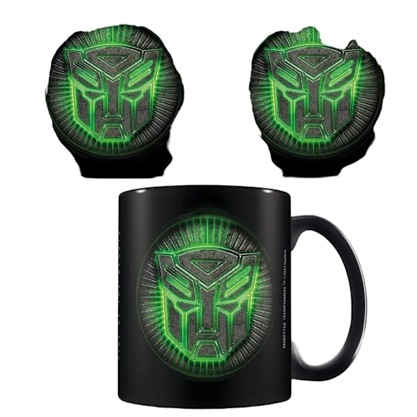 Transformers: Rise Of The Beasts Insignia Mug One Size Svart/Grön Black/Green One Size