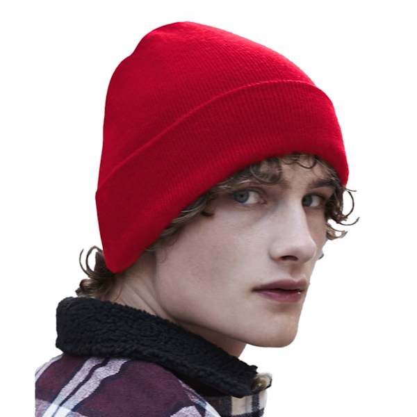Beechfield Original Recycled Cuffed Beanie One Size Classic Red Classic Red One Size