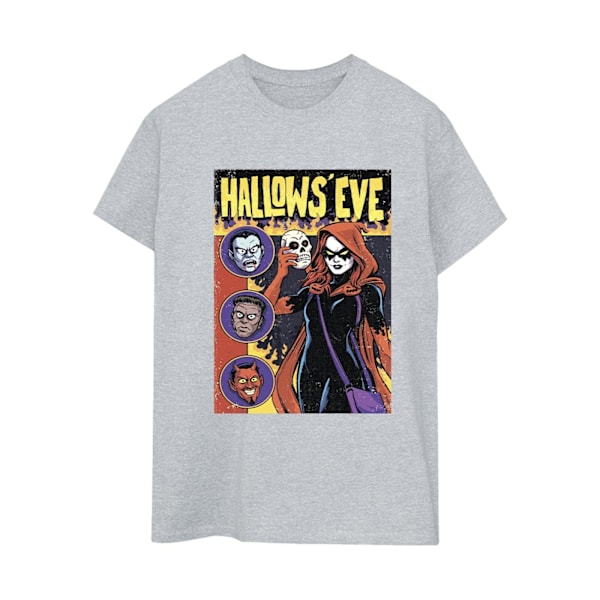 Marvel Womens/Ladies Hallows Eve Comic Cover Cotton Boyfriend T Sports Grey M