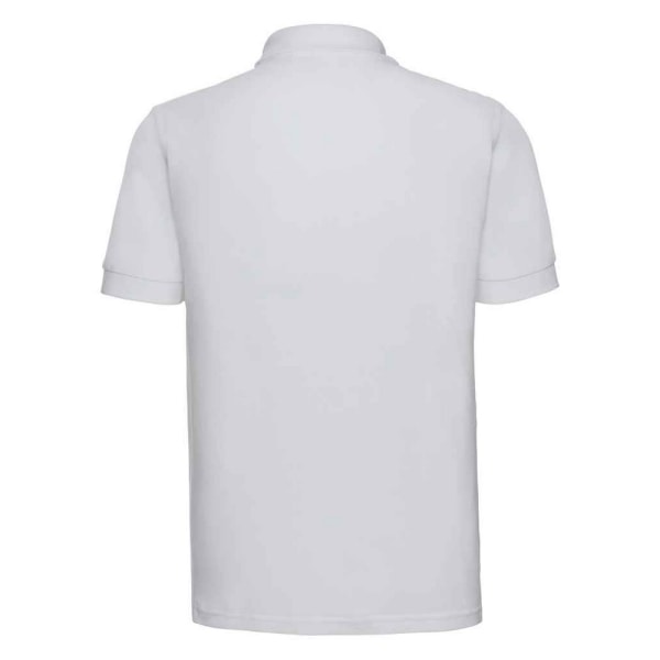 Russell Herr Ultimate Cotton Pique Poloshirt 4XL Vit White 4XL