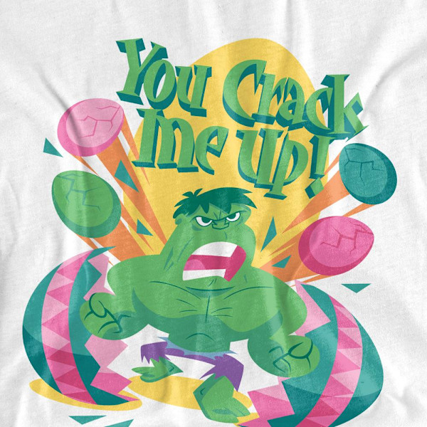 Hulk Unisex Vuxen You Crack Me Up T-Shirt S Vit White S