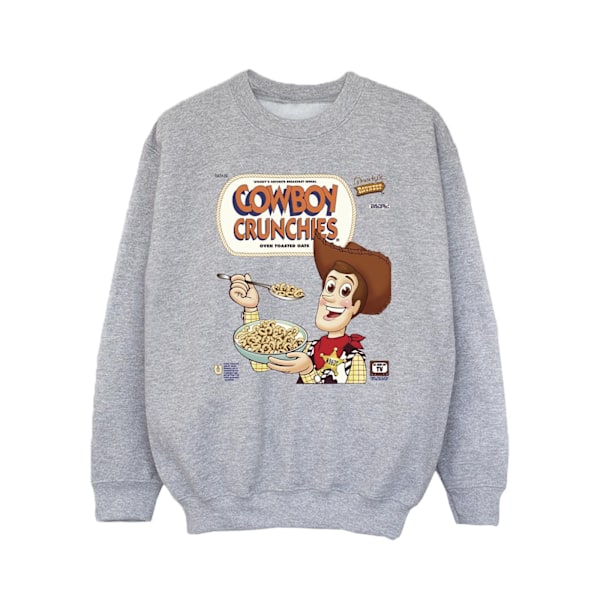 Disney Girls Toy Story Woody Cowboy Crunchies Sweatshirt 3-4 år Sports Grey 3-4 Years