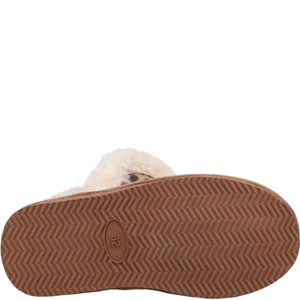 Hush Puppies Flickor Ashlynn Leopardmönstrade Mockasiner i Mocka 13 UK C Leopard 13 UK Child
