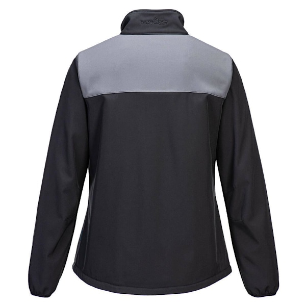 Portwest Dam/Dam 2-lagers Softshelljacka M Svart/Zoom G Black/Zoom Grey M