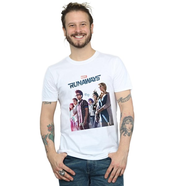 Marvel Mens Runaways Misty Poster T-Shirt XL Vit White XL