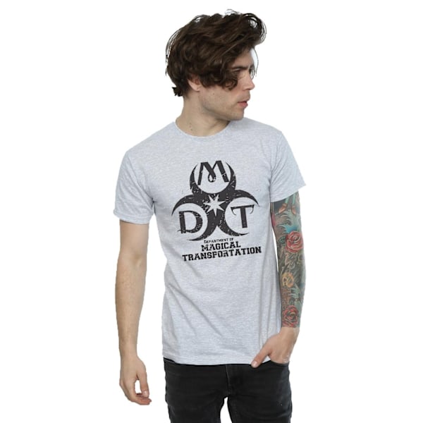 Harry Potter Herrar Department Of Magical Transportation Logo T-S Sports Grey S