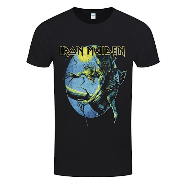 Iron Maiden Unisex Adult Fear Of The Dark Eddie Oval T-Shirt M Black M