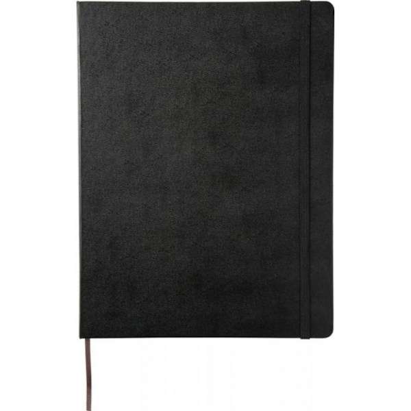 Moleskine Classic XL Hard Cover Ruled Notebook One Size Solid B Solid Black One Size