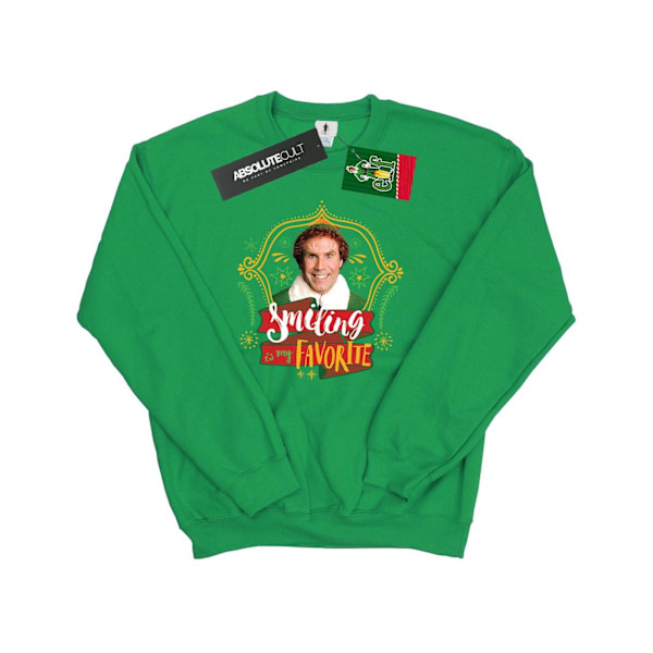 Elf Herr Buddy Leende Sweatshirt L Irländsk Grön Irish Green L