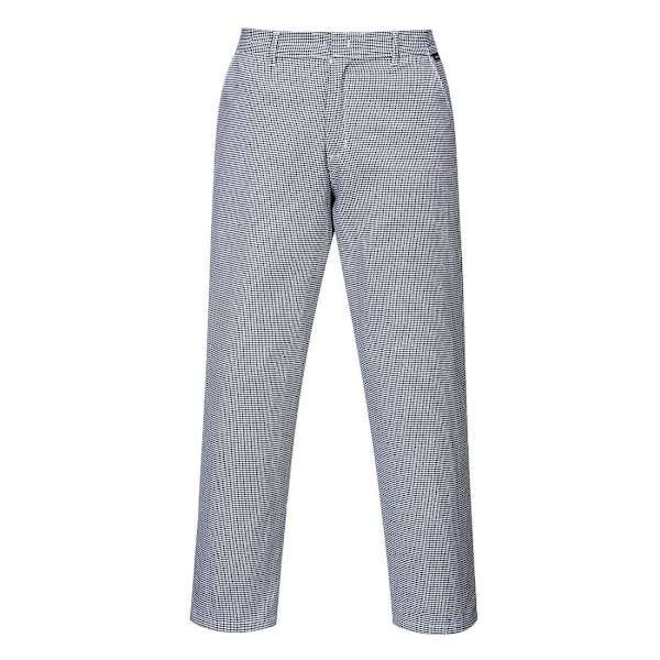 Portwest Unisex Vuxen Harrow Houndstooth Kockbyxor 34R Svart Black/White 34R