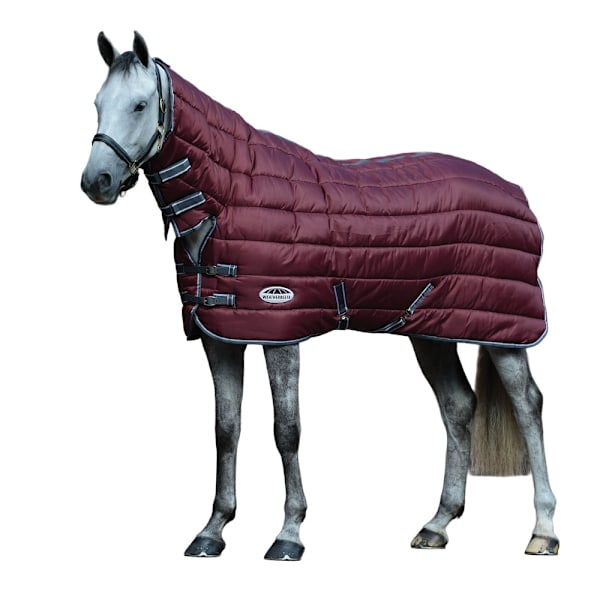 Weatherbeeta Comfitec Combo Neck Channel Quilt Midweight Häst Maroon/Grey/White 7´ 3