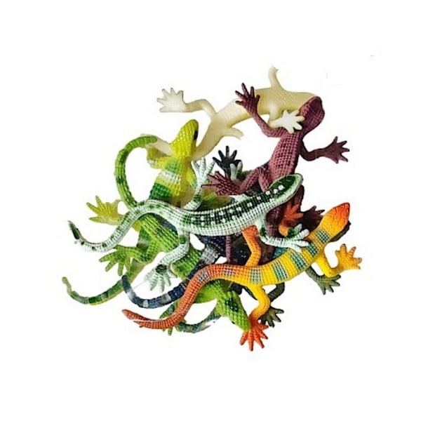 Parties Rus Stretch Lizard Party Favours (Pack of 8) One Size M Multicoloured One Size