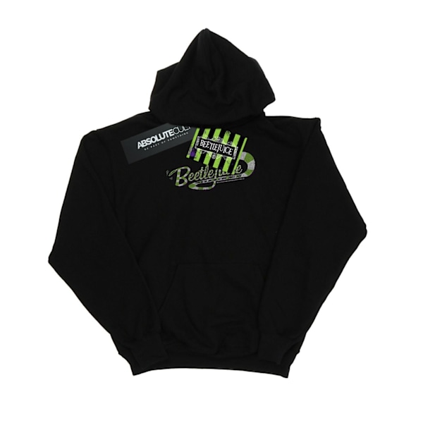 Beetlejuice Sandworm Alt Logo Hoodie L Svart Black L