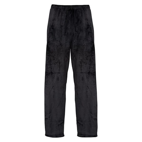Ribbon Unisex Vuxen Eskimo Stil Fleece Lounge Byxor S-M Svart Black S-M
