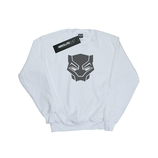 Marvel Herr Svart Panter Svart På Svart Sweatshirt XL Vit White XL