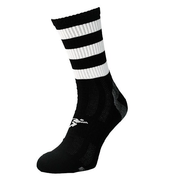 Precision Barn/Barn Pro Randiga Gaeliska Mellanhöga Strumpor 8 UK Barn Black/White 8 UK Child-11 UK Child