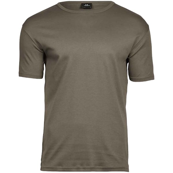 Tee Jays Interlock T-shirt för män XL Clay Clay XL