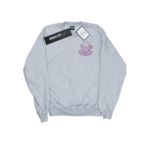 Disney Herr Aristocats Marie I Kopp Bröst Tryck Sweatshirt S S Sports Grey S